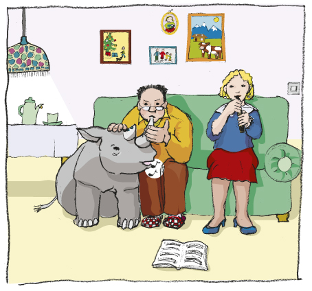 Illustration aus dem ersten Kindermund-Buch