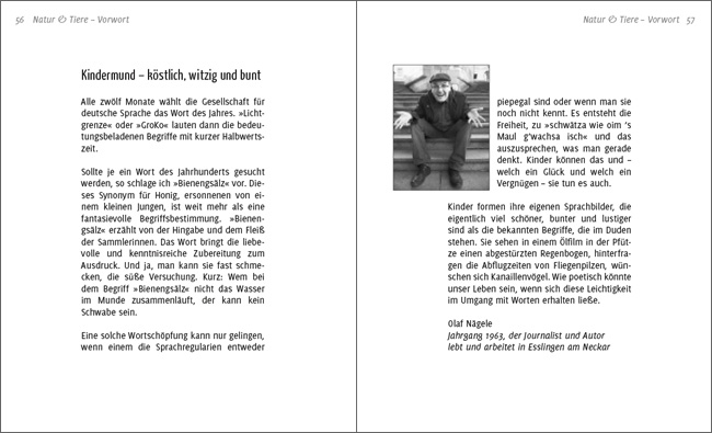 Vorwort von Olaf Nägele für das Buch Schwäbischer Kindermund 2