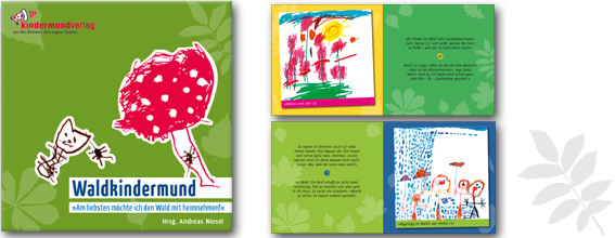 Cover und Beispielseiten für unser Waldkindermundbuch